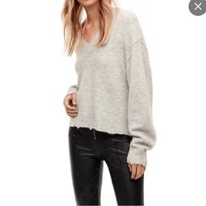 Aritzia Wilfred free krause cropped sweater